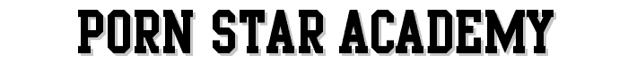 Porn Star Academy font